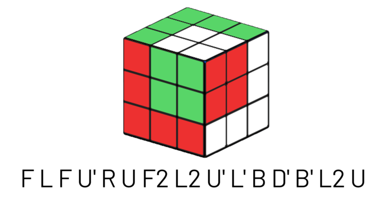 Kocka a kockában Rubik kocka minta